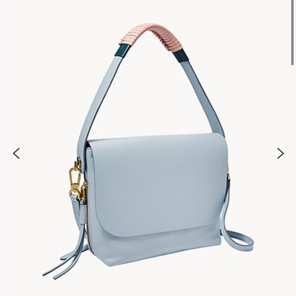 Fossil Maya Crossbody Horizon Blue NWOT